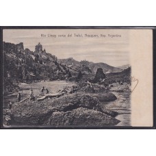 RIO LIMAY TRAFUL NEUQUEN ANTIGUA TARJETA POSTAL